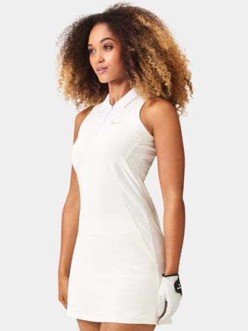 Macade Golf Cora White TX Dress Ohne Arm Kleid weiß