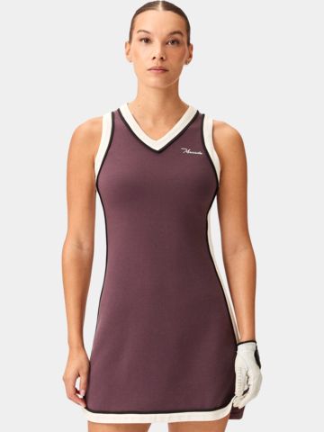 Macade Golf Ava Mauve TX Flow Dress Ohne Arm Kleid lila