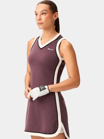 Macade Golf Ava Mauve TX Flow Dress Ohne Arm Kleid lila