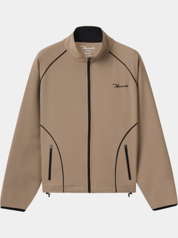 Macade Golf Ash Brown Shell Jacket Stretch Jacke braun