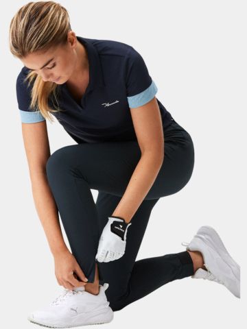 Macade Golf Tmavě modré čtyřcestné strečové kalhoty Jogger Joggpant Kalhoty tmavomodrá