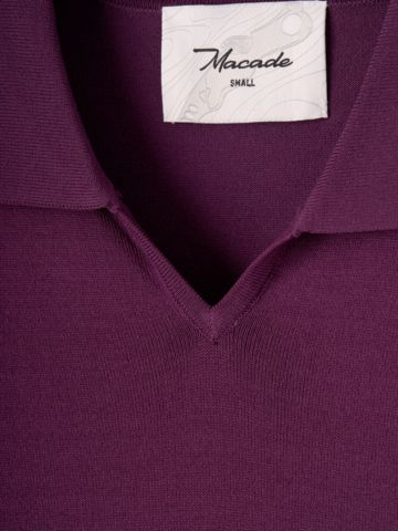 Macade Golf Vera Mauve Cropped Polo Half sleeve polo purple