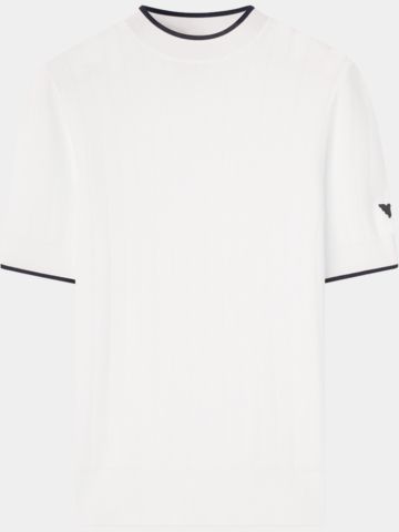 Macade Golf Gigi White Wave Top Halbarm T-Shirt weiß