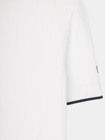 Macade Golf Gigi White Wave Top Halbarm T-Shirt weiß