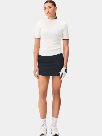 Macade Golf Gigi White Wave Top Halbarm T-Shirt weiß