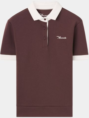 Macade Golf  Aura Mauve TX Relaxed Shirt Half Sleeve Polo purple