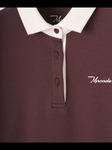 Macade Golf  Aura Mauve TX Relaxed Shirt Half Sleeve Polo purple