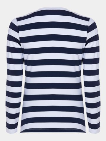 MDC Langarm Polo navy