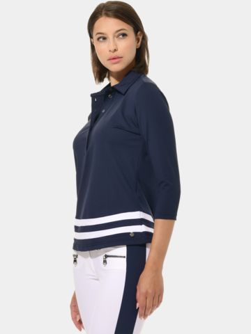 MDC 3/4 Arm Polo navy