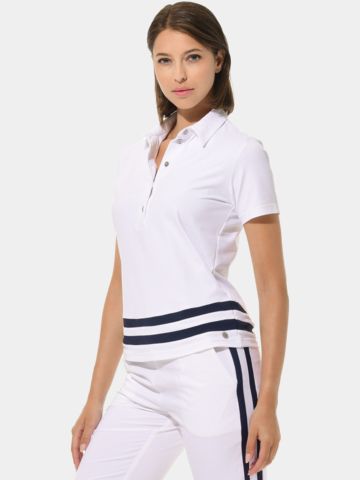 MDC Halbarm Polo weiß