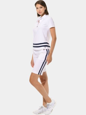 MDC Halbarm Polo weiß