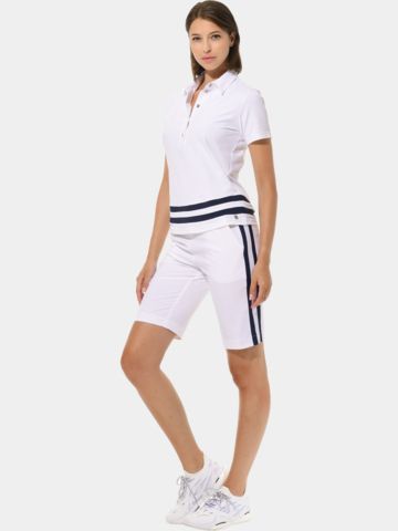 MDC Halbarm Polo weiß