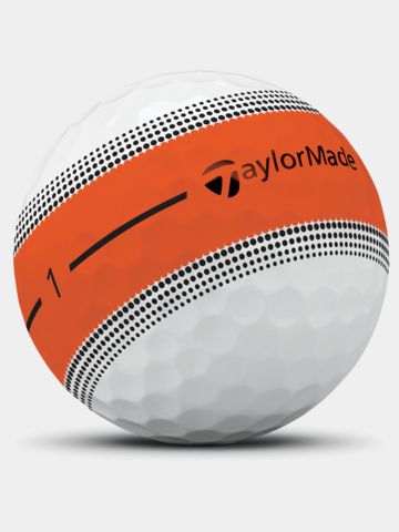 TaylorMade Tour Response Stripe Multi Golfbälle weiß