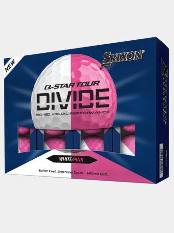 Srixon Q-STAR_TOUR_DIVIDE_6_WHITE/PINK weiß