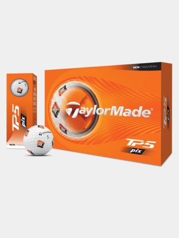 TaylorMade TP5 Pix Golfbälle weiß