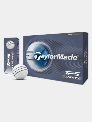 TaylorMade TP5 Stripe Golfbälle weiß