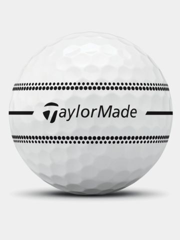 TaylorMade TP5x Stripe Golfbälle weiß