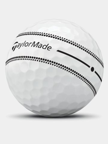TaylorMade TP5x Stripe Golfbälle weiß