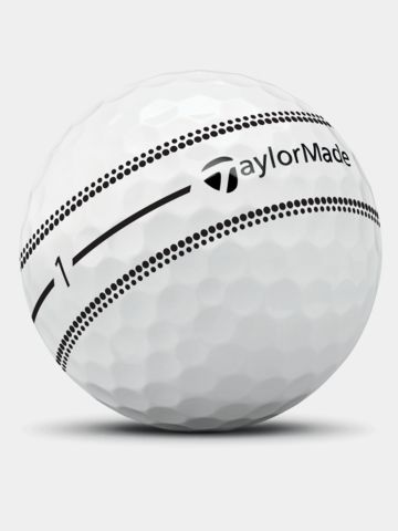 TaylorMade TP5x Stripe Golfbälle weiß