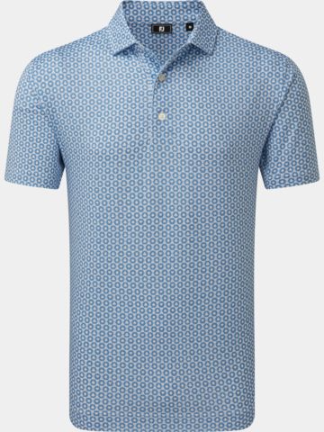 FootJoy  Polokošile s polovičním rukávem Vegas Marker Lisle modrá