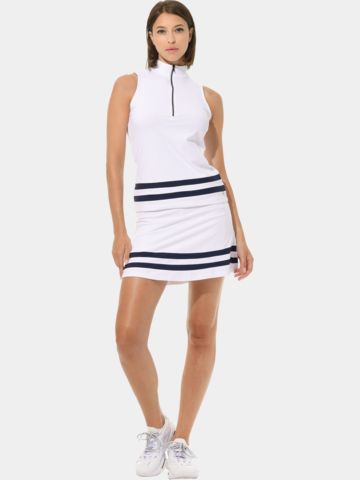 MDC Zip ohne Arm Polo weiß