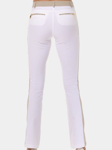 MDC Double Zip Flared Hose weiß