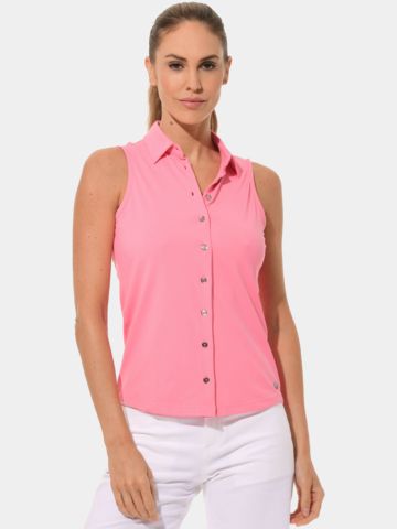MDC Button ohne Arm Down Polo rosa