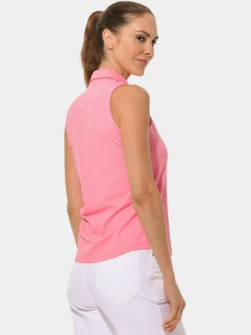 MDC Button ohne Arm Down Polo rosa