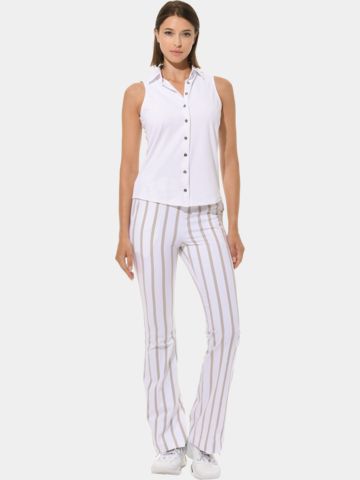 MDC Button ohne Arm Down Polo weiß