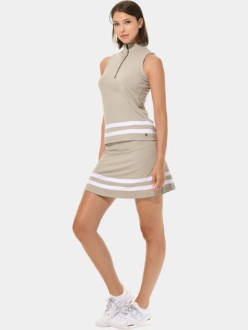 MDC Zip ohne Arm Polo sand