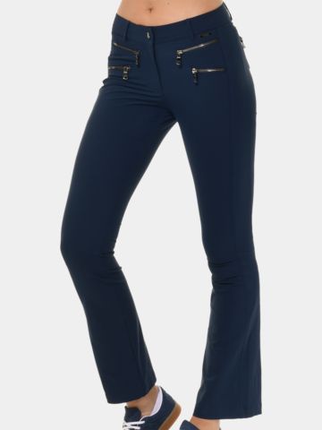 MDC Double Zip Flared Hose navy