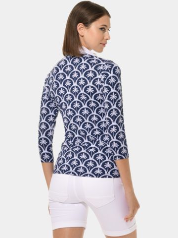 MDC 3/4 Arm Polo navy