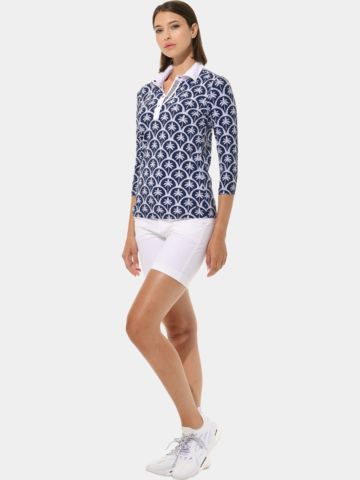 MDC 3/4 Arm Polo navy