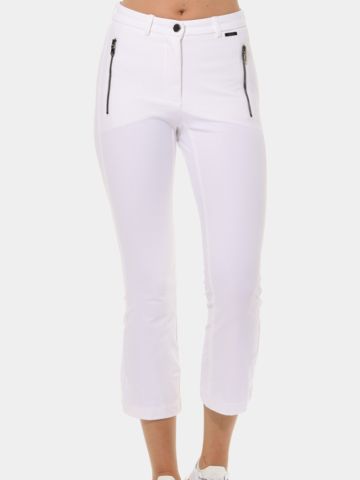 Kalhoty MDC Boot Cut Cropped 7/8 bílé