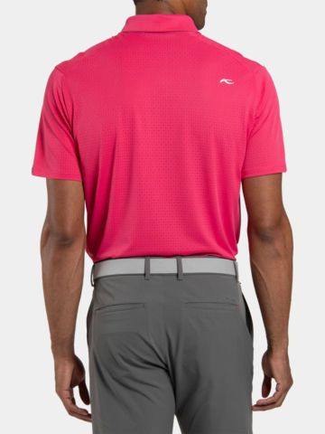 Kjus Men Savin Structure Halbarm Polo rot