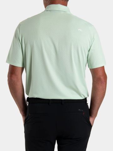 Kjus Men Savin Structure Halbarm Polo hellgrün