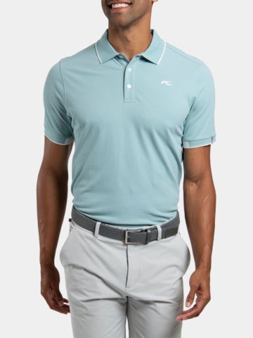 Kjus Men Stan 2.0 Halbarm Polo hellblau