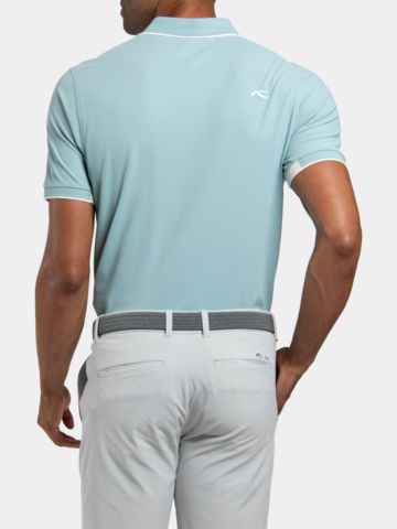 Kjus Men Stan 2.0 Halbarm Polo hellblau