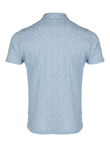 Kjus Men Lance Printed Halbarm Polo hellblau