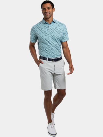 Kjus Men Golfer Halbarm Polo hellblau
