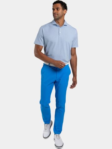 Kjus  Pánská polokošile s dutým potiskem Pima a krátkým rukávem modrá