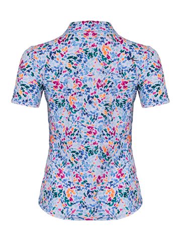 Kjus Women Enya Printed Halbarm Polo weiß