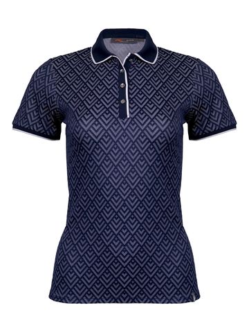 Kjus Women Ella Structure Halbarm Polo navy