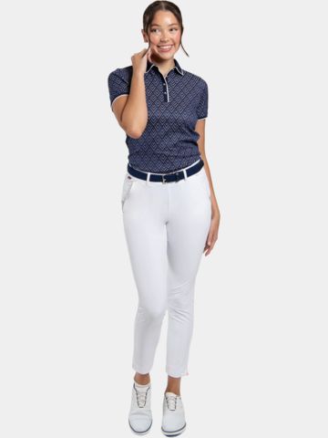Kjus Women Ella Structure Halbarm Polo navy