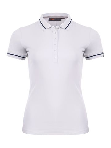 Kjus Women Sanna 2.0 Halbarm Polo weiß