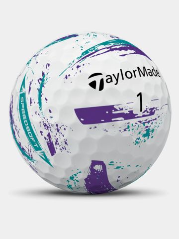 TaylorMade SpeedSoft Ink Golfbälle purple