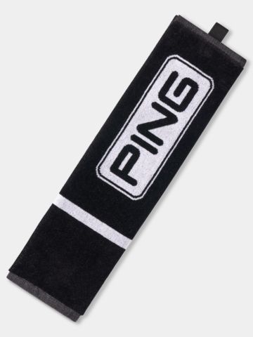 Ping Trojitý ručník černá