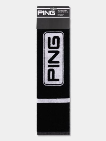 Ping Trojitý ručník černá