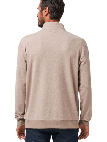 TravisMathew CLOUD QUARTER ZIP 2.0 beige