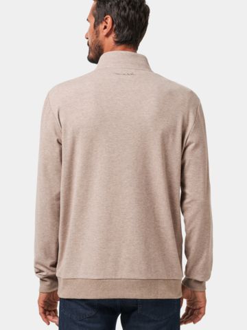 TravisMathew CLOUD QUARTER ZIP 2.0 beige